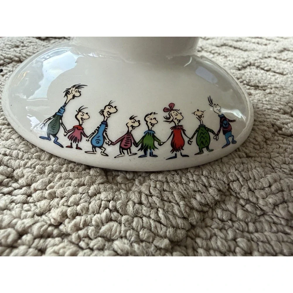 Merry Grinchmas Cake Stand with Detailed‎ Christmas Characters